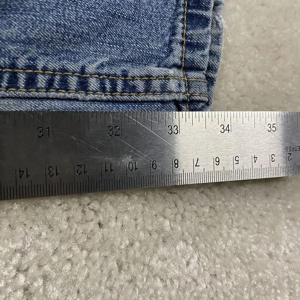 Y2K Levis Carpenter Jeans Mens 36x34 Blue Loose Straight Utility Denim Workwear